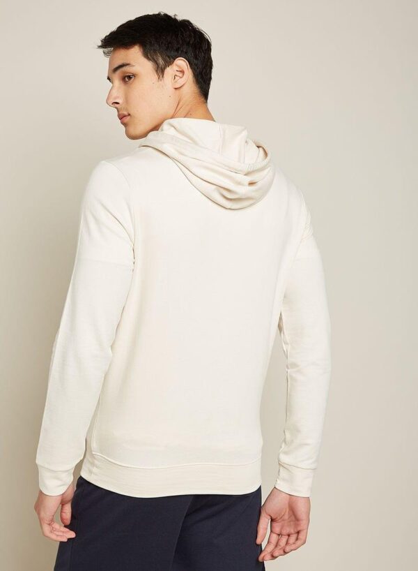 N28606972V_2.jpg هودي من قطن تيري 100%، قصة مريحة كومفورت فيت ابيض - Image 4
