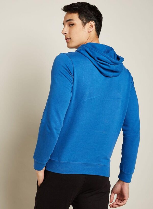 N28606990V_2.jpg هودي من قطن تيري 100%، قصة مريحة كومفورت فيت أزرق داكن - Image 2