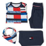 طقم هدايا للأطفال بطبعة رسومات شعار (مجموعة من 4 قطع) كحلي توايلايت