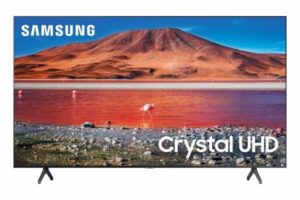 تليفزيون سمارت ال اي دي 55 بوصة 4K الترا اتش دي مع ريسيفر مدمج من سامسونج UA55TU7000UXEG - رمادي تيتان