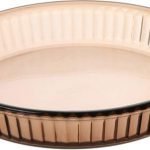 صينية زجاج دائرية للبيتزا بوركام من باشابتشي - بني