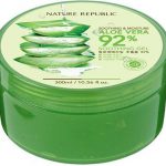 الجل الملطف مع 92% من صبار الطبيعي لتهدئة و ترطيب البشرة والشعر